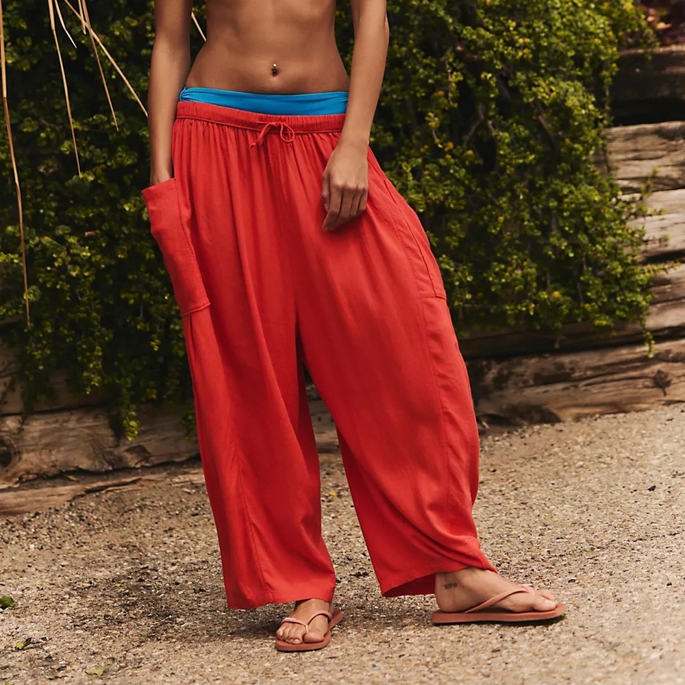 FP Free-est Quinn Pants in Fiery Red